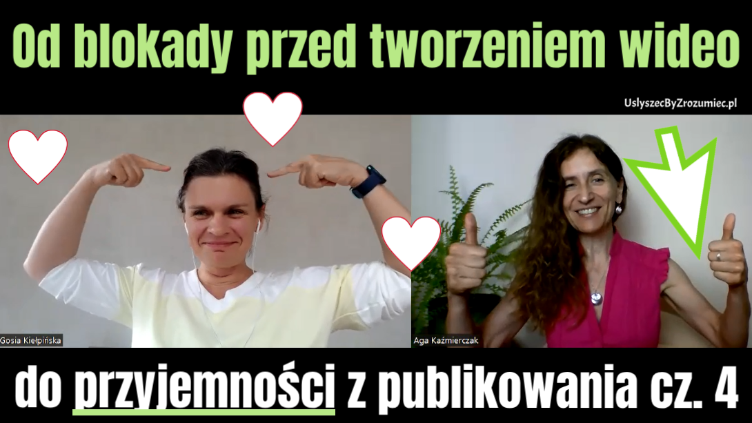 Od blokady przed tworzeniem wideo do przyjemności z publikowania cz. 4